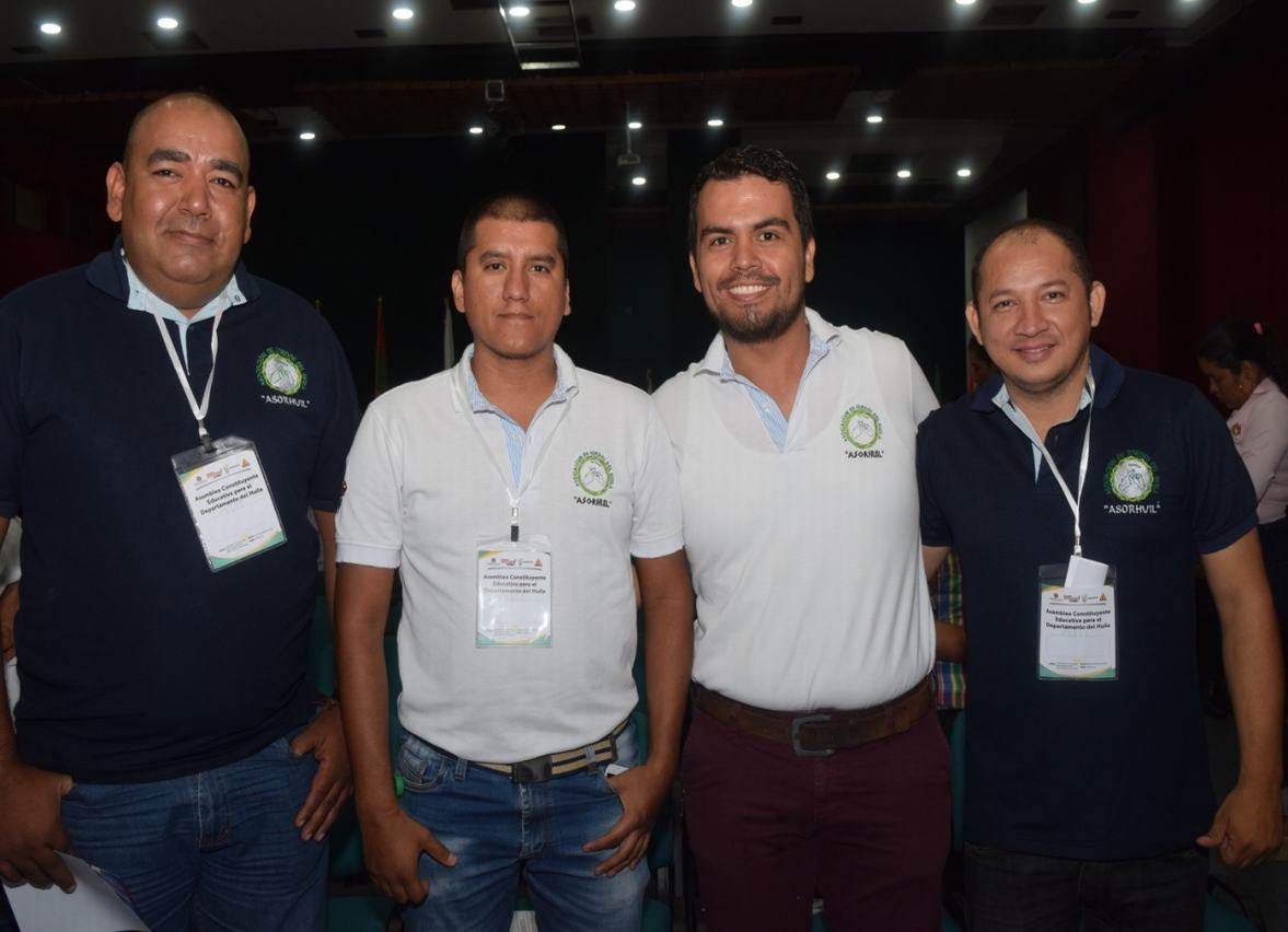 Alexander Tamayo, Jaime Arce, Ronald Tovar y Adrián Lasso.